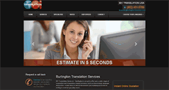 Desktop Screenshot of burlington-translator.com