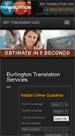 Mobile Screenshot of burlington-translator.com